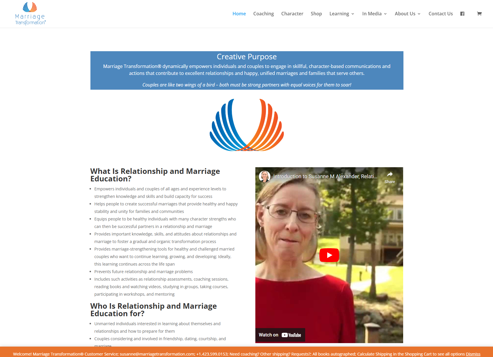 marriagetransformation.com Snapshot